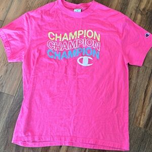 Champion Pink Graphic T-Shirt